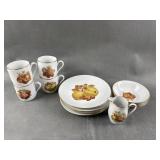 Vtg Bareuther+Co China Salad Plate + More