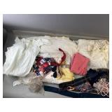 Vntg. & Antique Linens, Quilts, Ribbons & Scraps