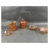 Vtg. Imperial Carnival Glass Pitcher & More!