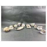 Antq. Hand-Painted Nippon Procelain Dish & More