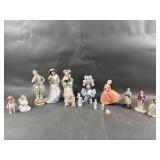 Vtg. Homco Victorian Lady Porcelain Figurines