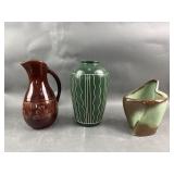 Vtg. Art Deco Pottery Style Vase Frankoma More