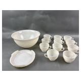 Vintage Milk Glass Punch Cups & More!