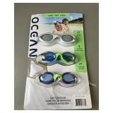Small/Medium 3 Pc Oceanic Swim Goggles