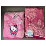 Hello Kitty & Tropical Print Beach Towels