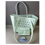 Beach Comber Mint Green Beach Bag