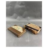 Antique Jane Eyre & Aurora Leigh Leather Bound