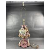 Capodimonte Style Italian Porcelain Lamp