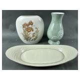 Lenox Porcelain Leaf Bud Base & More