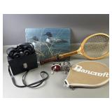 Vintage Sears Binoculars, Fishing Reels & More