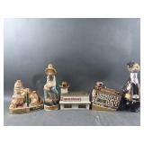 Ezra Brooks, Sheilds, & Old Cabin Still Bottles