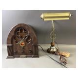 Vintage Reproduction Philco Radio & Music Lamp
