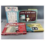 Vtg Instant Cartoon Lettering, Learn to Draw &