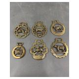 Vintage Horse Harness Brass Decorative Accents