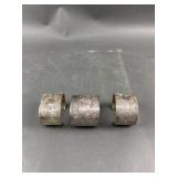 Vintage Marked Sterling Silver Napkin Rings