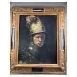 Framed Print of The Man with the Golden Helmet