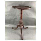 Carved Georgian Style Wood Side Table/Plant Stand