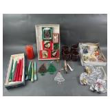 Houze Christmas Glasses,Kitschy Handmade Ornaments