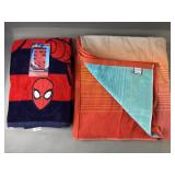 Spider-Man & Striped All Cotton Beach Towels