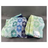 2 Colorful Cotton Beach Towels