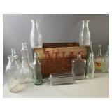 Atlas Bottling Crate & Antique & Vintage Glass