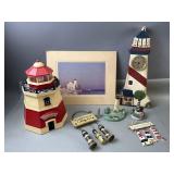 Lighthouse Light Up Sand Cookie Jar & More