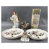 Lefton Ceramic Wall Plaques, Franklin Mint & More
