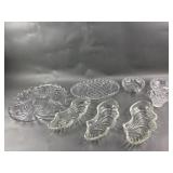 Vintage Clear Glass Serving Dishes