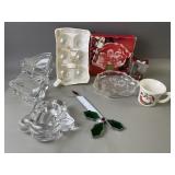 Mikasa Crystal, Stained Glass & More Xmas Items