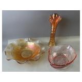 Vntg. Imperial Marigold Carnival Glass & More