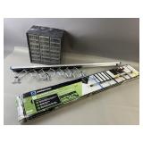 Vntg. Marbled Akro Mils Multi Drawer & More