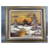 MCM Herb Parnell Countryside Painting
