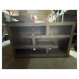 Painted Grey Multimedia Bookshelf