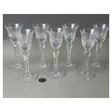 Vtg. Manganese Franciscan Elyse Cordial Glasses