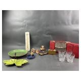 Bormioli Old Fashion Glasses, Arkaye Ashtray