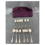 Antique Sterling Silver Marked Monogrammed Spoons