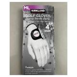 Kirkland leather Golf Gloves Size ML