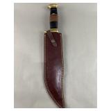 Large Bowie Knife & Sheath