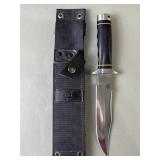 Japan SOG Trident Knife In Sheath