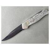 Biker Ceramic Lockback Pocket Knife