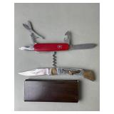 Swiss Army Knife & Bald Eagle Folding Knife