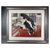 The Birthday Kiss Marc Chagall Framed Print