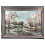 MCM Vtg. Raamsdonk Signed Painting