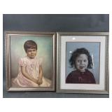 Framed Children Portraits Art Prints