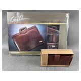 Oleg Cassini Brief Case & Buxton Leather Wallet