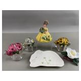 Belleek Bunny Porcelain Tray, Josef Originals/More