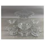 Heisey Glass Divided Tray, Crystolite Bowl & More