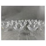 Fostoria Colony Manganese Dessert Glasses (Glow)