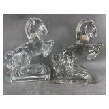 Martinsville & Fostoria Rearing Horses