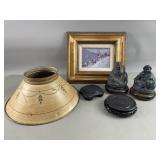 Framed Journey of The Magi, Buddha Statues & More